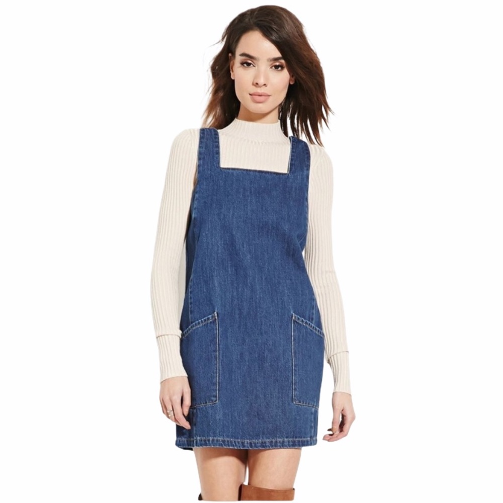 Forever 21 Denim Shift Dress